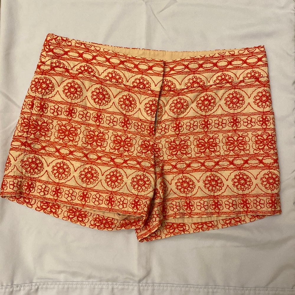 Ann Taylor Loft embroidered shorts